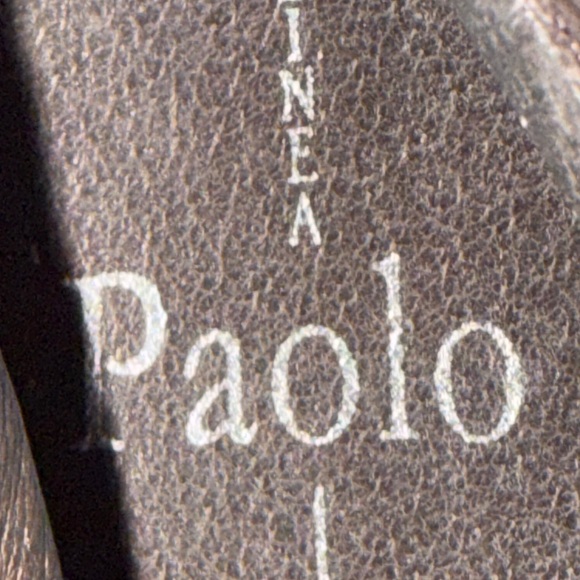 GORGEOUS & RARE LINEA PAOLO LEATHER STUDDED WESTERN BOOTS - SZ 9 - Picture 9 of 13